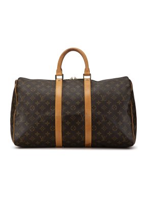 Louis Vuitton Brown Monogram Keepall 45