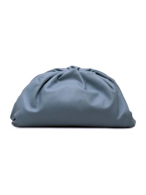 Bottega Veneta Blue The Pouch Clutch