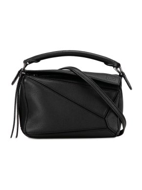 Loewe Black Mini Puzzle Bag
