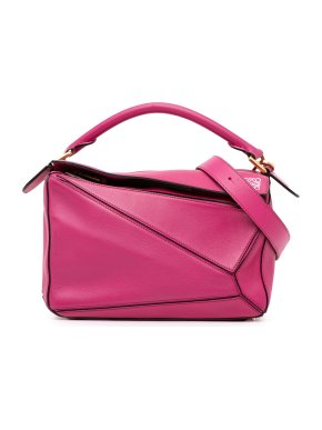 Loewe Pink Small Puzzle Bag 1