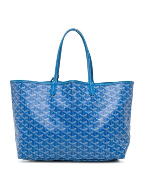 Goyard Blue Goyardine Saint Louis PM Tote Bag 1