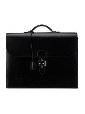Hermes Black Box Calf  Sac A Depeches 38 1