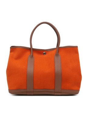 Hermes Burnt Orange Toile and Negonda Garden Party 36 1