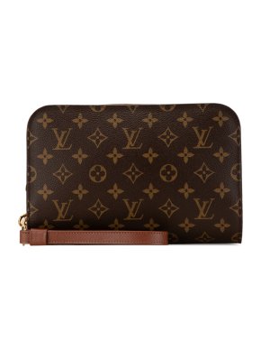 Louis Vuitton Brown Monogram Orsay Clutch 1