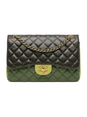 Chanel Tricolour Jumbo Lambskin Double Flap Bag 1