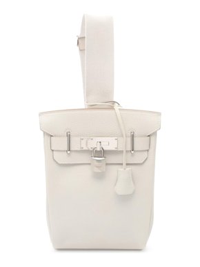 Hermes Kelly Hac A Dos PM in Gris Perle Togo Leather with Palldium Hardware 1