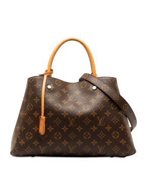 Louis Vuitton Monogram Montaigne MM Tote Bag 1