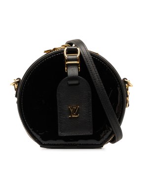 Louis Vuitton Black Vernis Mini Boite Chapeau Souple Crossbody Bag 1