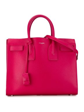Saint Laurent Pink Small Sac De Jour 1