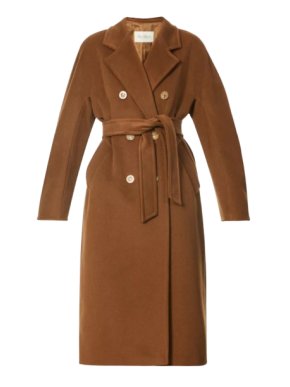 MaxMara Madame Double-Breasted Belted Coat