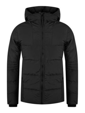 Canda Goose Black Hybridge Puffer Coat