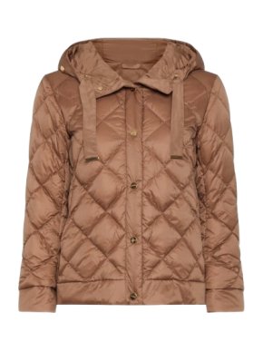 MaxMara Camel Risoft Quilted Coat