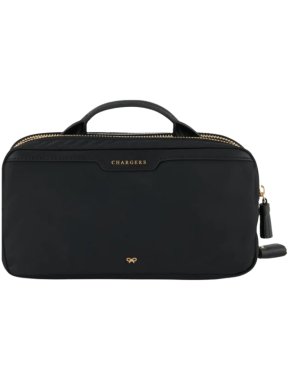 Anya Hindmarch Black Home Office Pouch