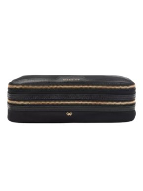 Anya Hindmarch Black Make-up Nylon Pouch