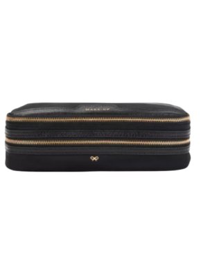 Anya Hindmarch Black Make-up Nylon Pouch