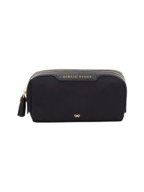 Anya Hindmarch Black  'Girlie Stuff'  Pouch