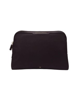 Anya Hindmarch Black Lotions & Potions Zip Pouch