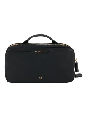 Anya Hindmarch Black 'Home Office' Pouch