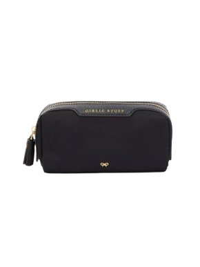 Anya Hindmarch Black 'Girlie Stuff' Zip Pouch
