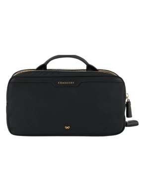 Anya Hindmarch Black 'Home Office' Pouch