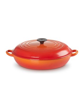 Le Creuset Volcanic Classic Cast Iron Shallow Casserole, 30cm