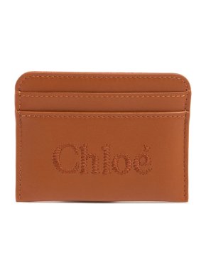 Chloe Sense Leather Card Holder