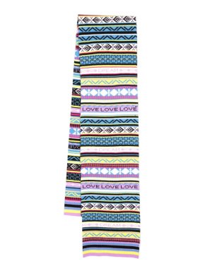 Chinti and Parker Multicoloured Love Fair Isle Scarf