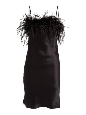 Gilda & Pearl Black Camille Slip Dress