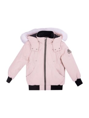 Moose Knuckles Dusty Rose Unisex Bomber Jacket