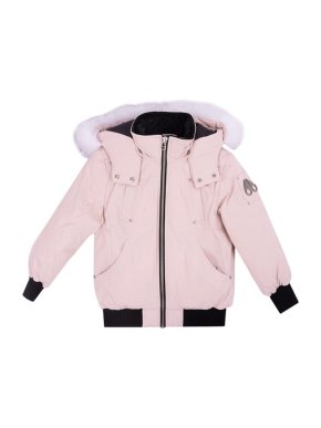 Moose Knuckles Dusty Rose Unisex Bomber Jacket