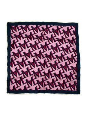 Mulberry Two Tone Pink Silk Scarf 1