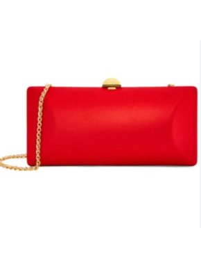 Rodo Red Satin Clutch