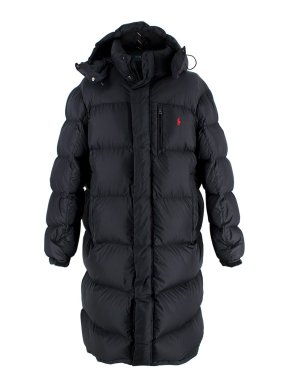 Polo Ralph Lauren Black Longline  Down Puffer Coat
