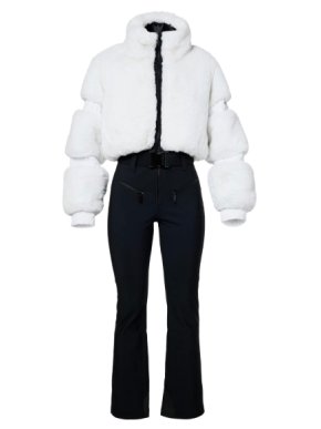 Goldbergh x MyTheresa 'Lieke' Faux Fur Ski Jumpsuit