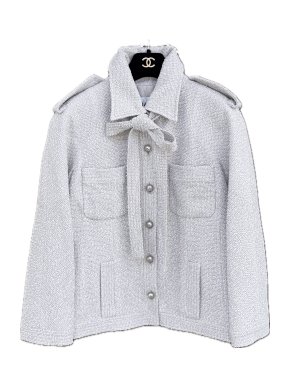 Chanel Outer Space Collection Silver Grey Jacket