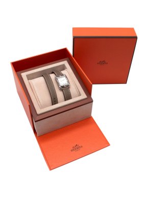 Hermes Etoupe Cape Cod Watch, Small Model 31mm