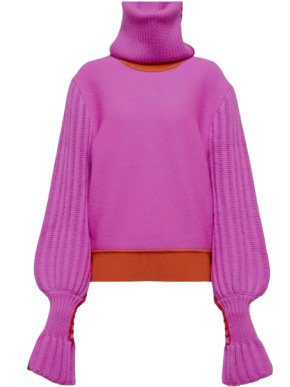 Roksanda Hot Pink/Red Wool Jumper