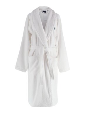 Ralph Lauren White Towelling Bath Robe