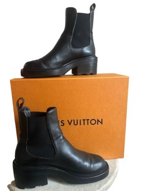Louis Vuitton Black Beauborg Tuus Boots