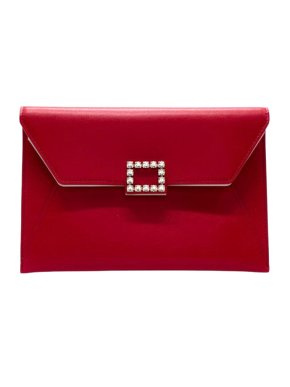 Roger Vivier Red Envelope Clutch