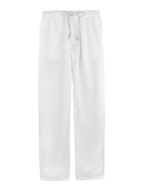 Vilebrequin White Pacha Linen Trousers
