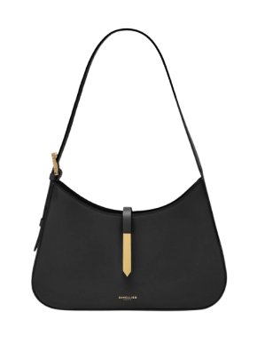 Demellier Black Tokyo Smooth Leather Shoulder Bag