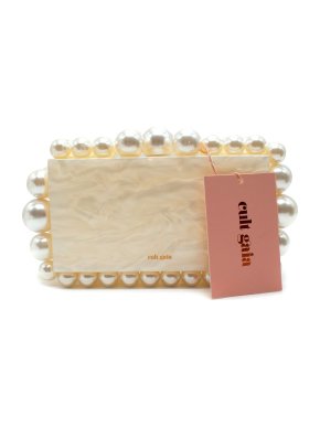 Cult Gaia Ivory EOS Clutch