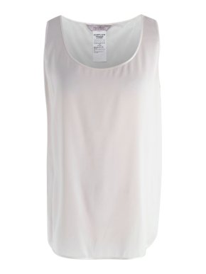 MaxMara Ivory Silk Blend Tank Top