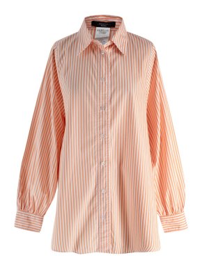 MaxMara X Weekend Orange Stripe Shirt