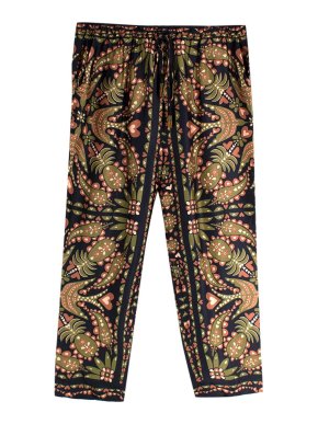 Farm Rio Black Martina Scarf Trousers