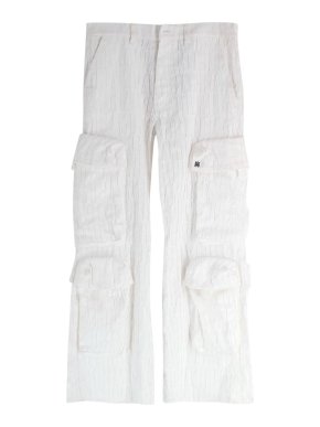 Amiri White Burnout Utility Trousers