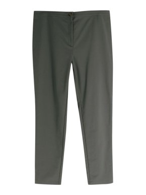 Marina Rinaldi Teal Green Slim Fit Trousers 1