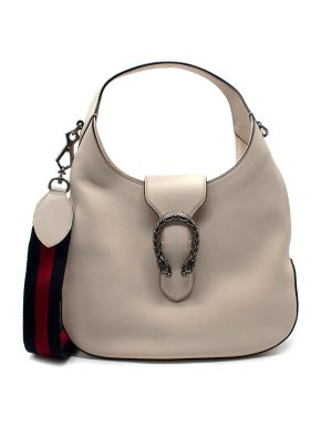 Gucci White Leather Dionysus Hobo Bag 1