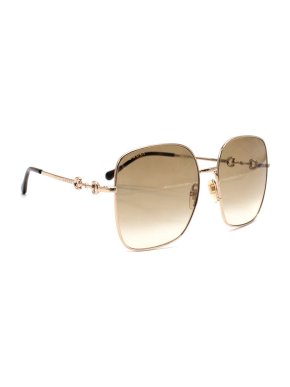 Gucci Horsebit Metal Frame Sunglasses
